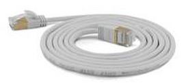 „Wantec“ jungiamasis kabelis SSTP CAT7 Ste. CAT6a d=4mm 0.25m pilkas