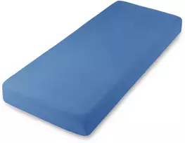 Riposo PREMIUM satino paklodė su guma Mėlyna 160x200 cm