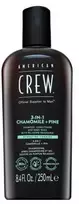 „American Crew“ 3 viename ramunėlių ir pušies kvapo skalbiklis, 250 ml