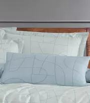 Riposo Premium satino pagalvės užvalkalas Nordic Mėlyna 50x70 cm