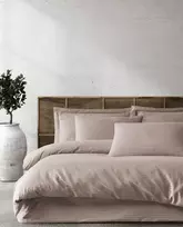 Riposo Premium satino medvilnės patalynės komplektas MODEST - CAMEL 200x220 cm