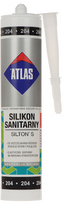 SILIKON SANITARNY SIL-S280-B/ATLAS SILTON S KARTUSZ 280 ml JUODA