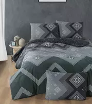 Riposo FLANELĖS patalynės komplektas FREYE OLIVE 200x220 cm