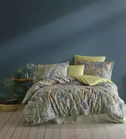 Riposo Premium satino medvilnės patalynės komplektas GRETA VERDE 200x220 cm
