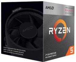 Procesorius AMD AM4 Ryzen 5 3400G SBX 3,7GHz MAX Boost 4,2GHz 4MB Radeon RX Vega 11 65W