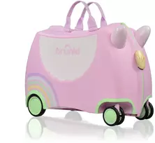 Kelioninis Vaikiškas lagaminas su ratukais Trunki Glide 360° - Vienaragis Una