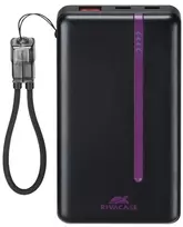RIVACASE VA2311 Power Bank 10000 mAh QC/PD 22.5W Juodas