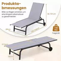 Promotions Lauko gultai 2 vnt. 36x190 cm pilki