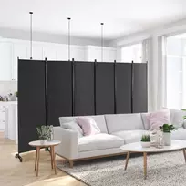 Promotions Kambario pertvara 6 skydai 335x30x173 cm pilka