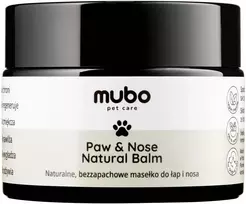 Mubo Paw & Nose Natural Balm 50g – Sviestiškas be kvapų, drėkinamasis ir švelnus balzamas