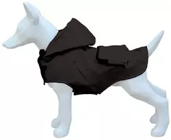 Freedog Import Sl Freedog Pocket juoda lietaus striukė šuniui 25 cm