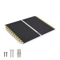 Aliuminė slenkstinė rampa vežimėliui 60 cm – neslystanti rampa laipteliams 7–15 cm aukščiui