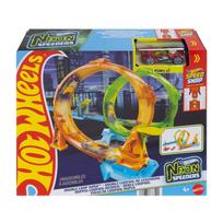 HOT WHEELS NEON SPEEDERS dvigubos kilpos trasa (JMG49)