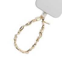 Crong Phone Charm telefono dirželis su universaliu dėklo adapteriu, „Glam Twist“