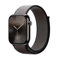 Crong Nylon sportinis Apple Watch dirželis, 44/45/46/49 mm, nakties pilkumo