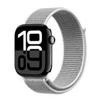Crong Nylon sportinis Apple Watch dirželis, 44/45/46/49 mm, sidabriškai pilkas