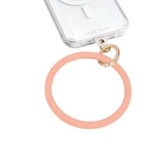 Case-Mate Phone Bangle riešo dirželis telefonui, persikų spalvos