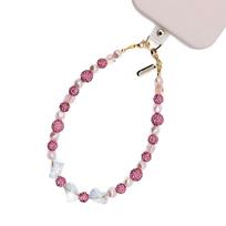Crong Phone Charm dekoratyvinis telefono dirželis su universaliu dėklo adapteriu, „Twinkle Beads“
