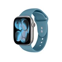 Crong Liquid dirželis, skirtas Apple Watch 44 / 45 / 46 / 49 mm, tamsiai mėlynas
