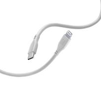 Cellularline Soft Cable USB-C–Lightning laidas su MFi sertifikatu, 1,2 m, pilkas