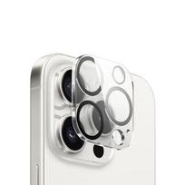 Crong Lens Shield apsauginis kamerų lęšių stiklas, skirtas iPhone 15 Pro / 15 Pro Max