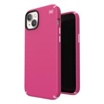Speck Presidio2 Pro dėklas, skirtas iPhone 15 Plus / 14 Plus, su Microban antimikrobine apsauga, „Digital Pink / Blossom Pink / White“ spalvų derinys