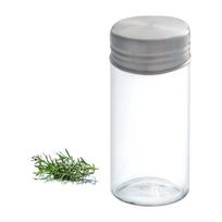 Stiklinis prieskonių indas su nerūdijančiojo plieno dangteliu Küchenprofi, 9,3 × 4 cm