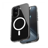 Crong Hybrid Clear Magnetic MagSafe dėklas, skirtas Xiaomi POCO X8 Pro 5G, skaidrus