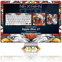 Nexgen dekoratyvinis 3D efekto lipdukų komplektas, skirtas 27 colių iMac, „Iron Eagle 3D“