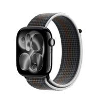 Crong Nylon sportinis Apple Watch dirželis, 44/45/46/49 mm, „Midnight Run“
