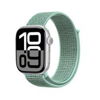 Crong Nylon sportinis Apple Watch dirželis, 38/40/41/42 mm, „Atlantic Green“
