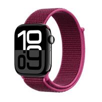 Crong Nylon sportinis Apple Watch dirželis, 38/40/41/42 mm, „Magenta Fusion“