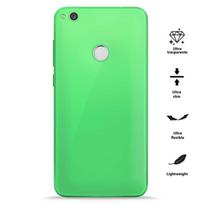 PURO 0.3 Nude dėklas, skirtas Huawei P8 Lite (2017) / Honor 8 Lite, fluorescencinis žalias