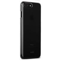 Moshi XT itin plonas skaidrus kietas dėklas, skirtas iPhone 8 Plus / 7 Plus, „Stealth Black“ spalvos