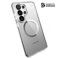 Speck Presidio Perfect-Clear Magnet MagSafe dėklas, skirtas Samsung Galaxy S26 Ultra, „Clear / Clear / Silver“ spalvos