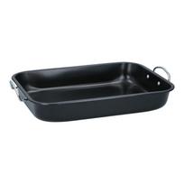 Alpina nelimpančia danga padengtas kepimo ir troškinimo indas su rankenomis, 39x29x6 cm