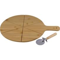 Alpina picos serviravimo rinkinys su 34 cm bambukine lenta ir ratukine picos pjaustykle, 2 vnt.