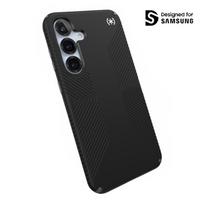 Speck Presidio2 Grip dėklas, skirtas „Samsung Galaxy S25+ / S24+“, juodas / skalūno pilkos spalvos