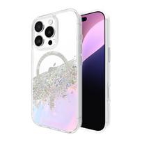 Case-Mate Karat MagSafe dėklas, skirtas iPhone 16 Pro, „Holographic Soap Bubble“ spalvos