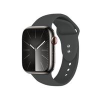 Crong Liquid dirželis, skirtas Apple Watch 44 / 45 / 46 / 49 mm, grafito spalvos