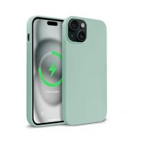 Crong Color Cover Magnetic MagSafe dėklas, skirtas iPhone 15, mėtinis