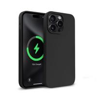Crong Color Cover Magnetic MagSafe dėklas, skirtas iPhone 15 Pro, juodas