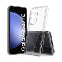 Crong Crystal Shield Cover dėklas, skirtas Samsung Galaxy S23 FE, skaidrus