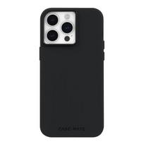 Case-Mate Silicone MagSafe dėklas, skirtas iPhone 15 Pro Max, juodas