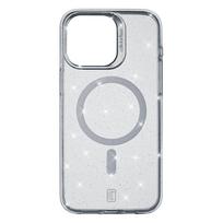 Cellularline Sparkle Mag dėklas, skirtas iPhone 15 Pro, suderinamas su MagSafe, skaidrus