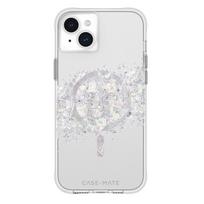 Case-Mate Karat MagSafe dėklas, skirtas iPhone 15 Plus, dekoruotas perlamutru, „A Touch of Pearl“ rašto