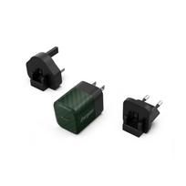 Energizer Ultimate A20MUGR GaN kelioninis tinklo įkroviklis su EU / UK / US kištukais, USB-C, 20 W PD, žalias
