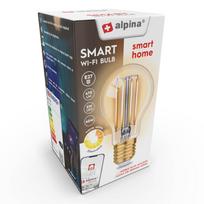 Alpina išmanioji Wi-Fi LED lemputė, E27, 4,9 W, šiltai balta