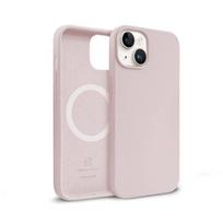 Crong Color Cover Magnetic dėklas, skirtas iPhone 14 Plus, suderinamas su MagSafe, smėlio rausvas