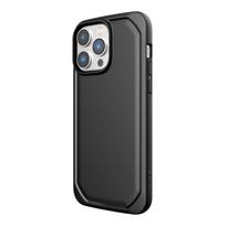 X-Doria Raptic Slim dėklas, skirtas iPhone 14 Pro Max, biologiškai skaidus, juodas